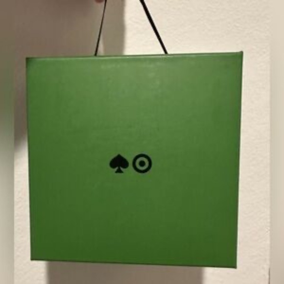 Limited Edition Pearl Polka Dot Hoop Earrings kate spade new york x Target Green - Picture 6 of 7